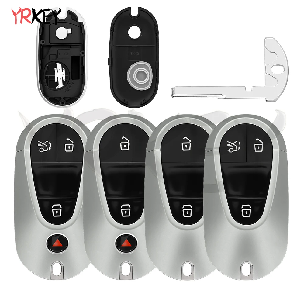 For Benz BGA A B C E S Class W203 W204 W205 W210 W211 Key Shell Single Battery Holder Key Case Fob Modified Car Key Housing