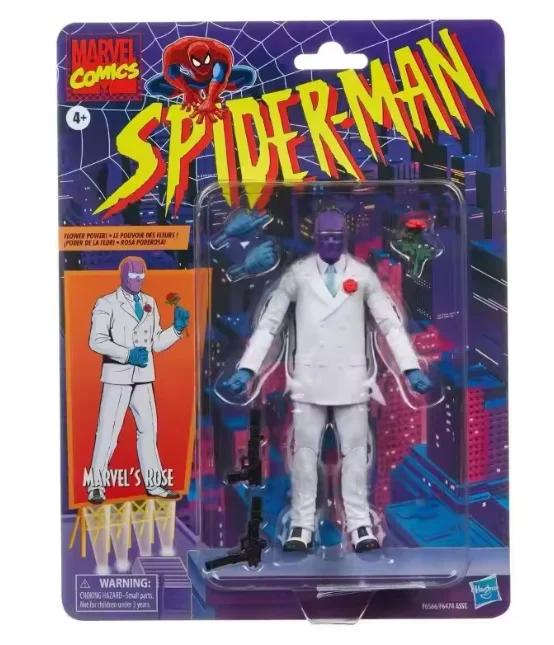 

New Original Hasbro Marvel Legends Series Spider-Man Retro Comics ROSE Action Figure Toys Model Gift