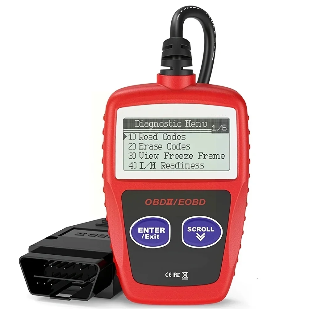 MS300 OBD2 Scanner: Turn Off Check Engine Light & Read/Erase Fault Codes Instantly!