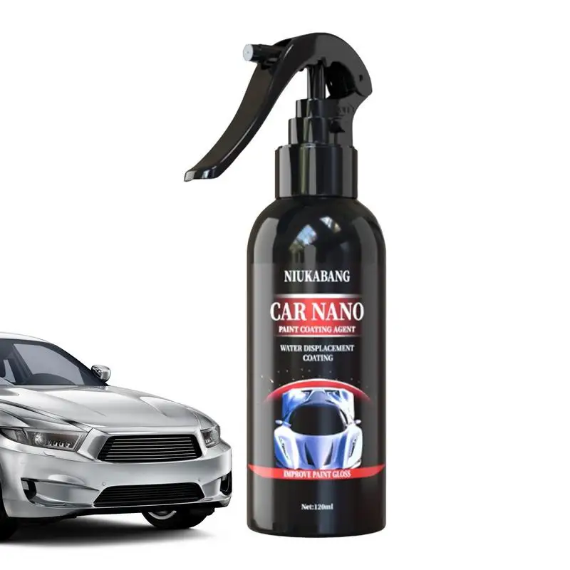 

120ml Car Coating Nano Spray with High Gloss Anti Scratch Nano Hydrophobic Ceramic Coating Liquid Car Paint Care Spray