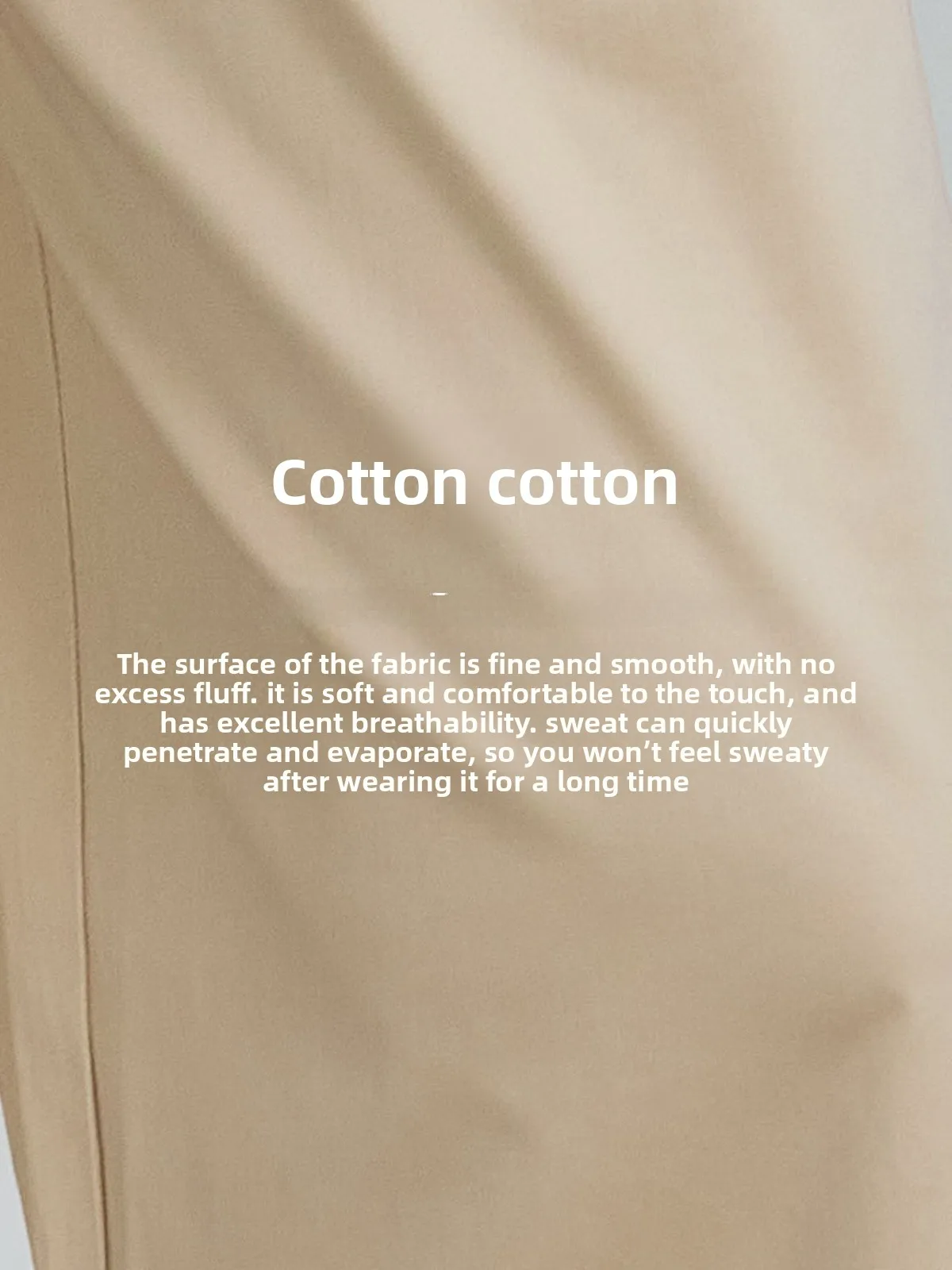

Khaki Wide Leg Loose Pants Cotton Casual Trousers Simple Commute Style High Waist Straight Cut Women's Fashion Autumn Winter ...