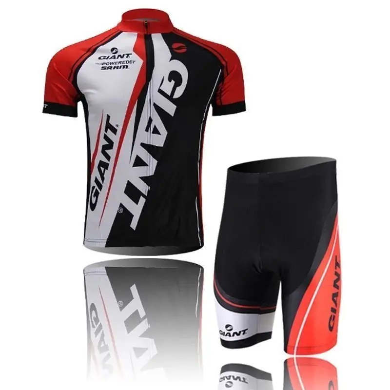 GIANT Team cycling uniform short-sleeved suit outdoor quick-drying bicycle professional cycling bib shorts