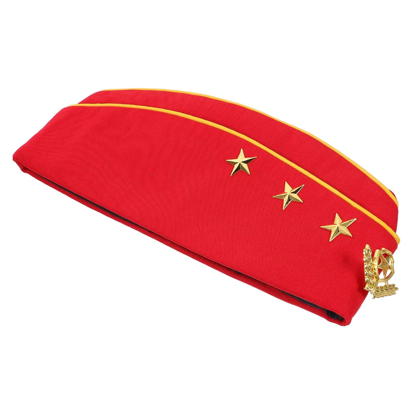 

Russian Soldier Cap Unique Design Theme Party Cosplay Event Accessory One Size Fits All Boat Shaped Hat Costume Decor
