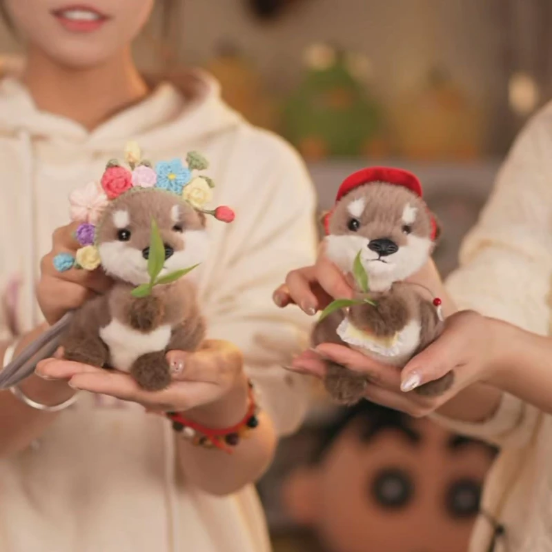 

15-30 см Kawaii Sea Otter плюшевая игрушка мягкие животные милые имитационные куклы выдра для маленьких детей кукла для девочек подарки декор