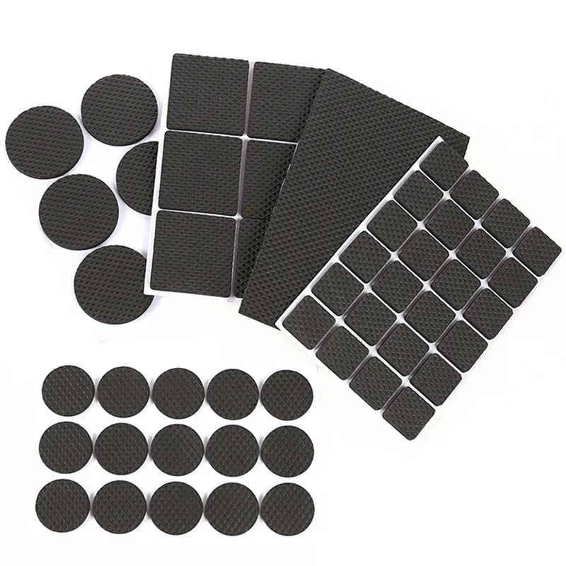 Rubber Pads For Chair Leg Furniture 2-15CM Anti Slip Mat Bumper Damper Self Adhesive Table Feet Protector Floor Protector Pads