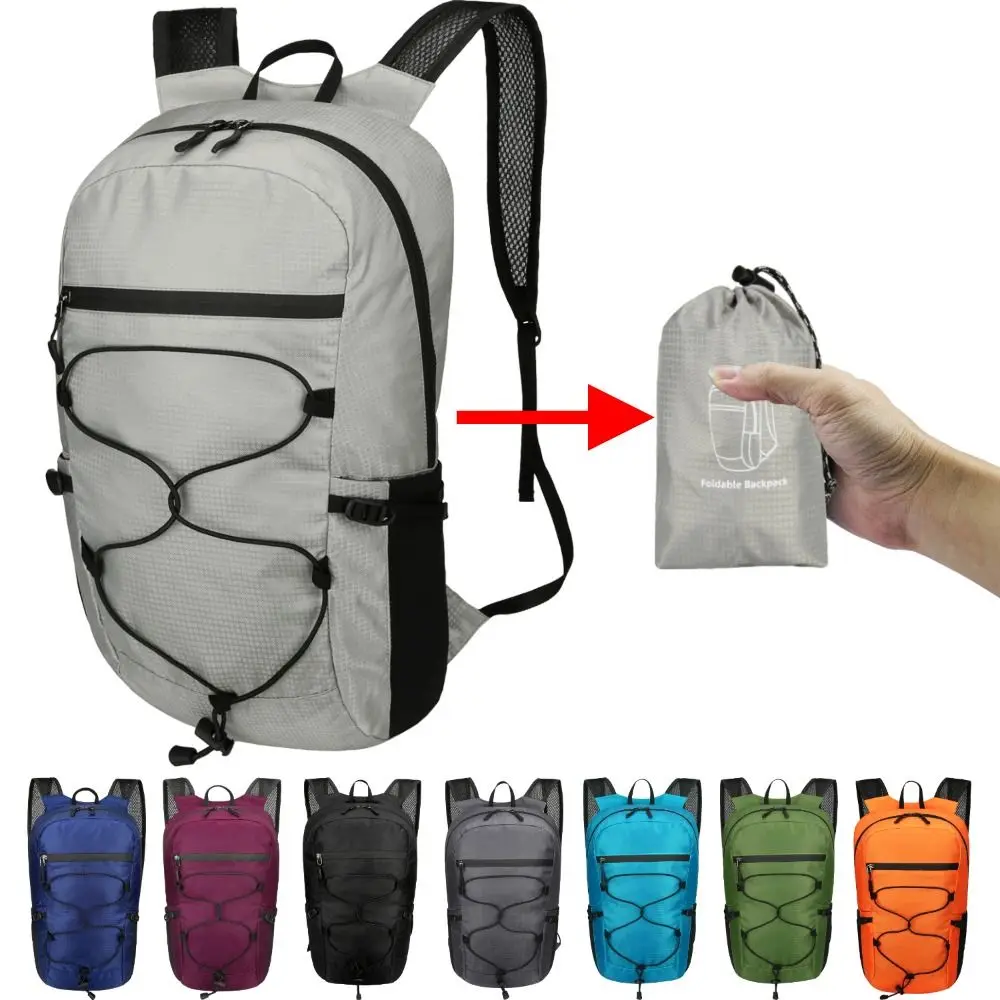 

Durable Foldable Mountain Riding Backpack Waterproof Portable Sports Backpack Large Capacity Travel Daypack Travel