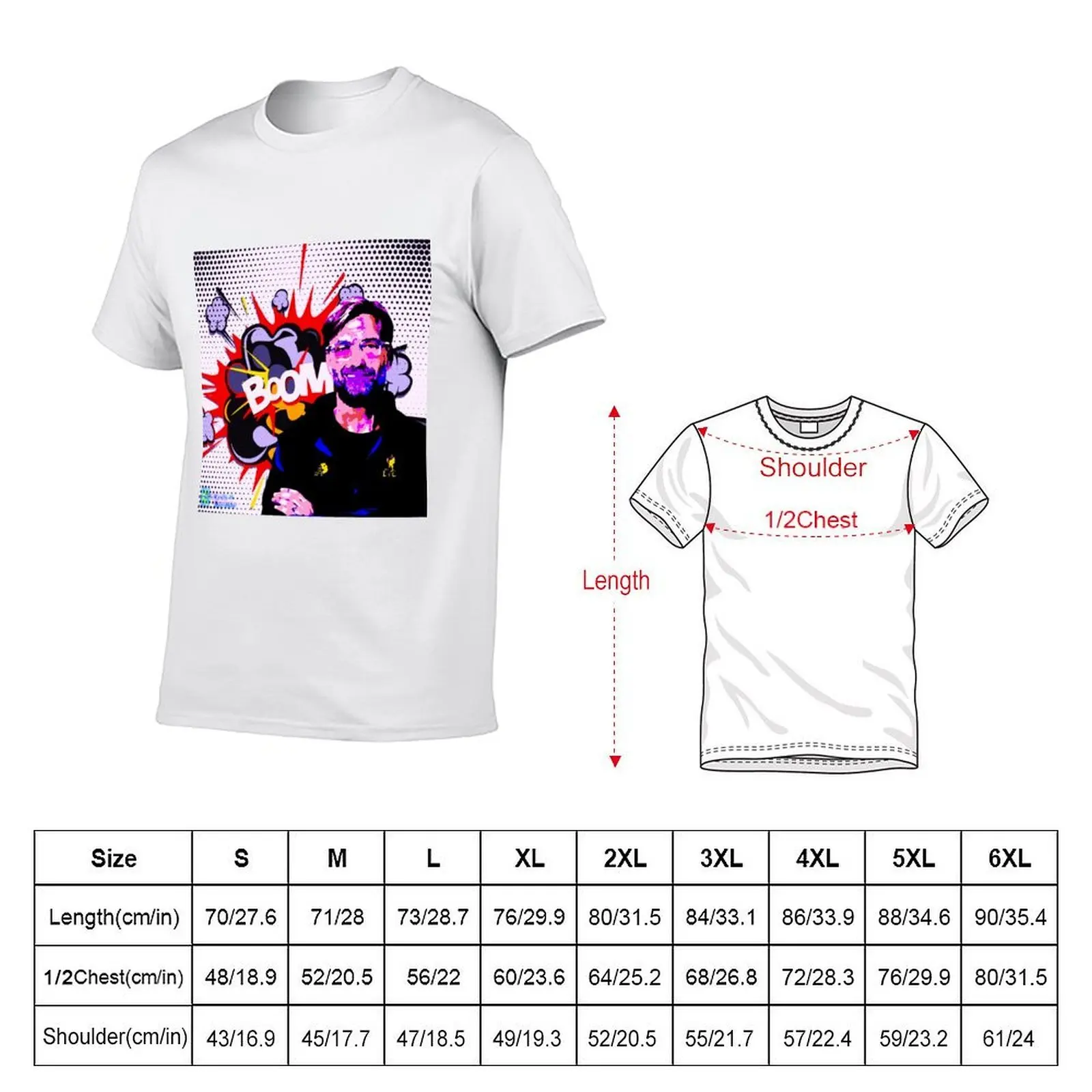 Pop art Boom Klopp T-Shirt summer tops Man t-shirt clothes for men