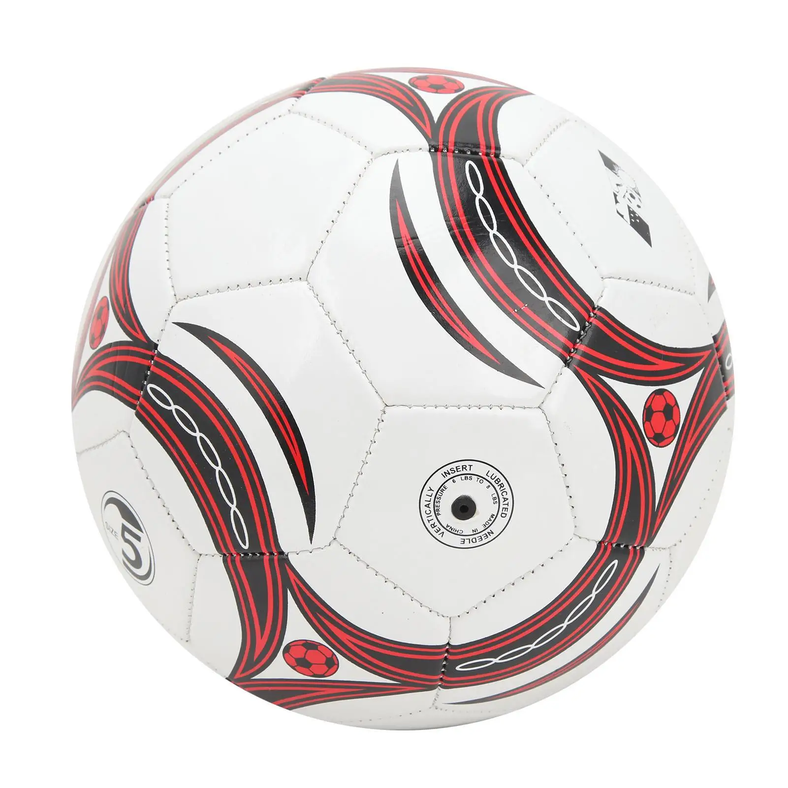 

Adult Heavy Duty Professional Durable Premium for soccer Training PVC Rubber Liner Thickened Stable Red Fire Pattern