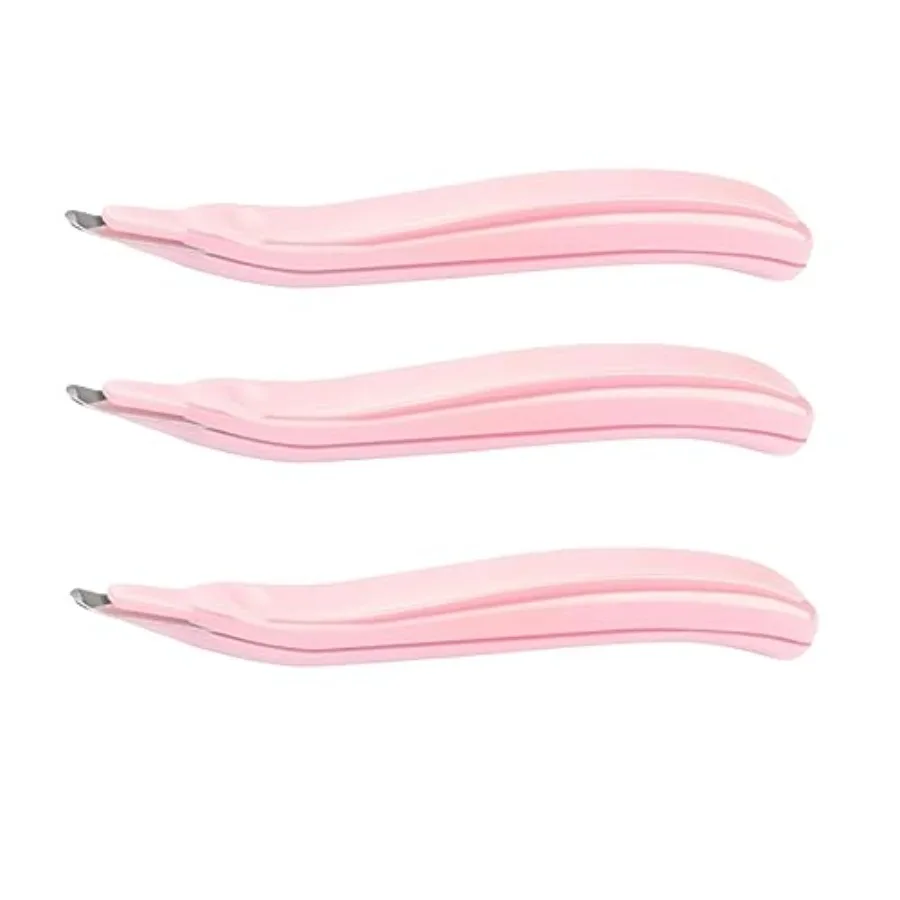 

3Pink Professiol Magnetic Staple Remover Puller Rubberized Staples Remover Staple Removal Tool for School Office Home