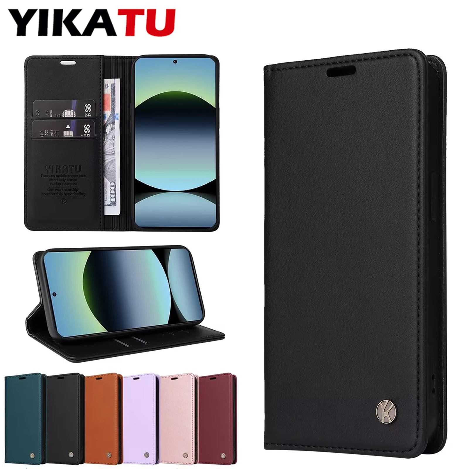 

Magnetic Wallet Flip With Card Slot Leather Case For Samsung Galaxy Xcover7 A05 A04s A04e A04 A03 Core A02 5G A510 A310 Cover
