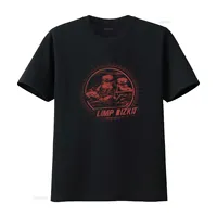 limp bizkit radial cover t shirt vintage vintage Washed Casual Unisex Stretched homme Breathable Slightly Top For Everyday Wear