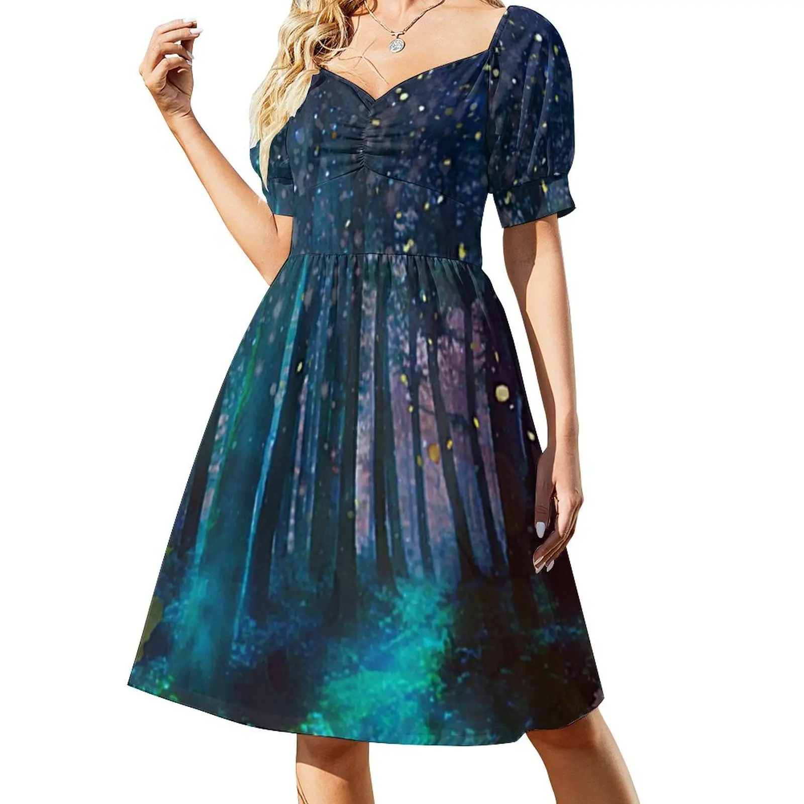 

Firefly Forest Short Sleeved Dress Prom gown luxury woman party dress dress dresses