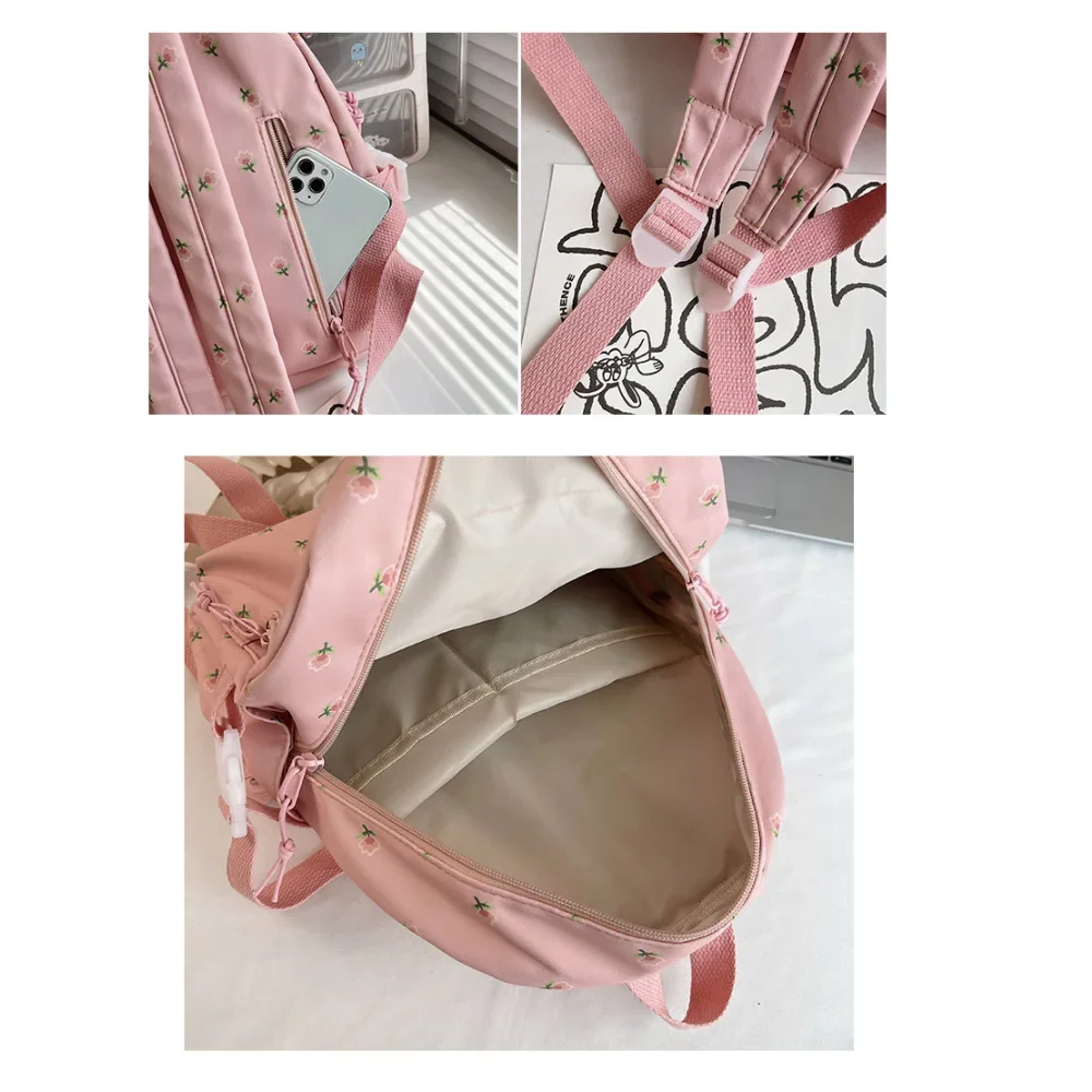 Casual stampe floreali donna zaino ragazze Bookbags studenti di grande capacità borse da scuola zaino da viaggio Mochilas