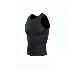 3mmround Neck Warm Diving Vest Split Zip-Free Neoprene Swimming Vest Outdoor Short Sleeve Vest Men