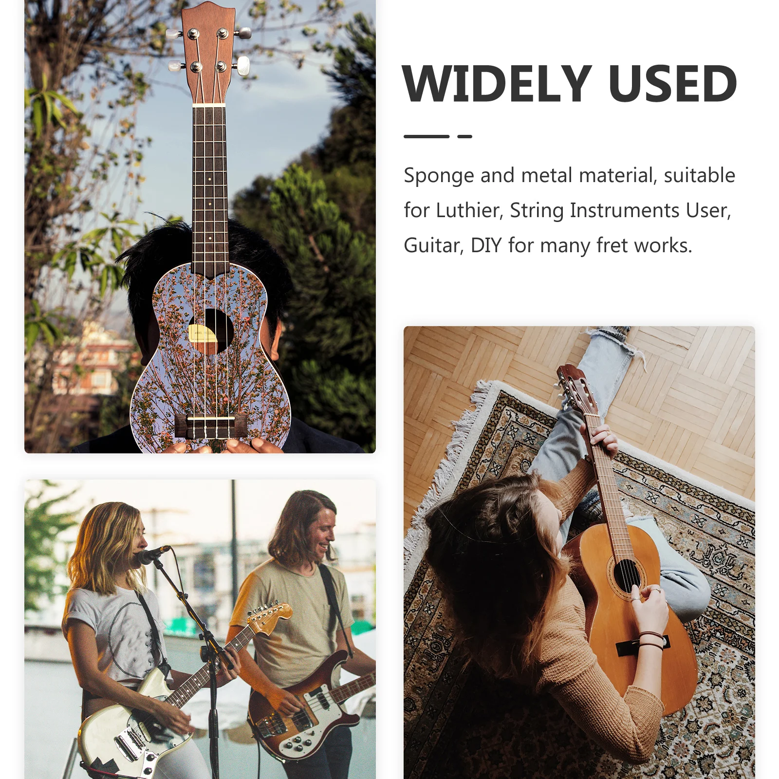 

Guitar String Dividers Metal String Spreaders Rustproof Wear Resistant for DIY Fret Works and Adjustments Guitar Luthier Tool