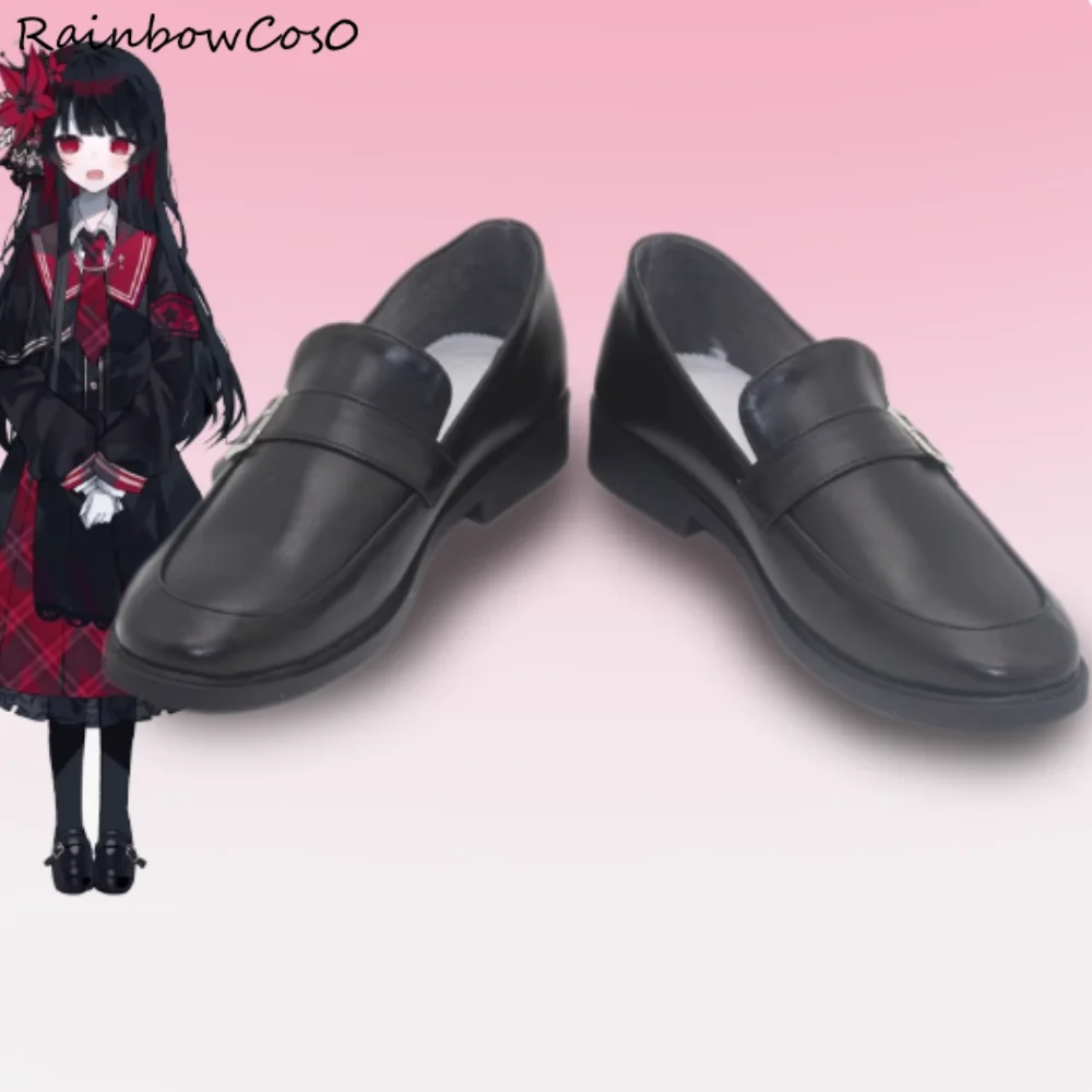 Nikaidou Hiro 마법 소녀 마녀 재판 코스프레 신발 부츠 게임 애니메이션 할로윈 크리스마스 RainbowCos0 W5505