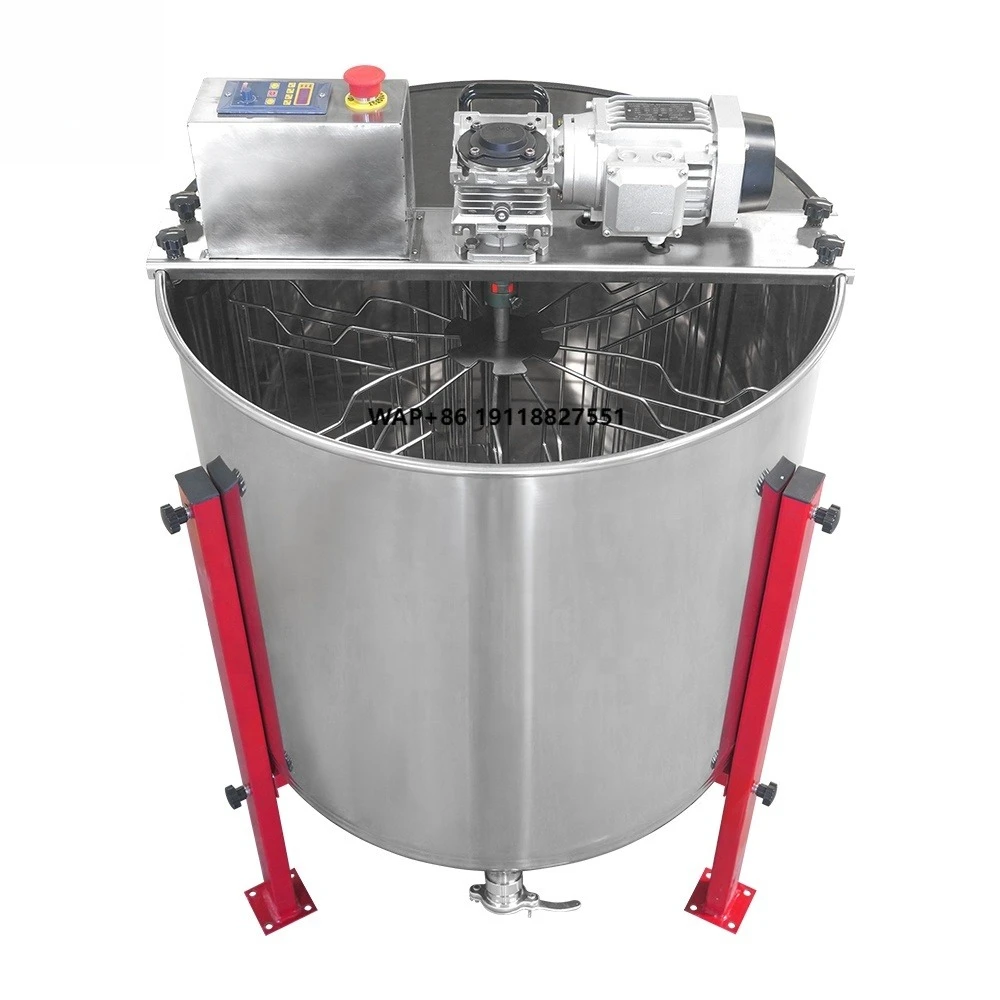 

Extractor De Miel Automatic Centrifugal Stainless Steel Reversible 6 Frame Radial Electric Honey Extractor