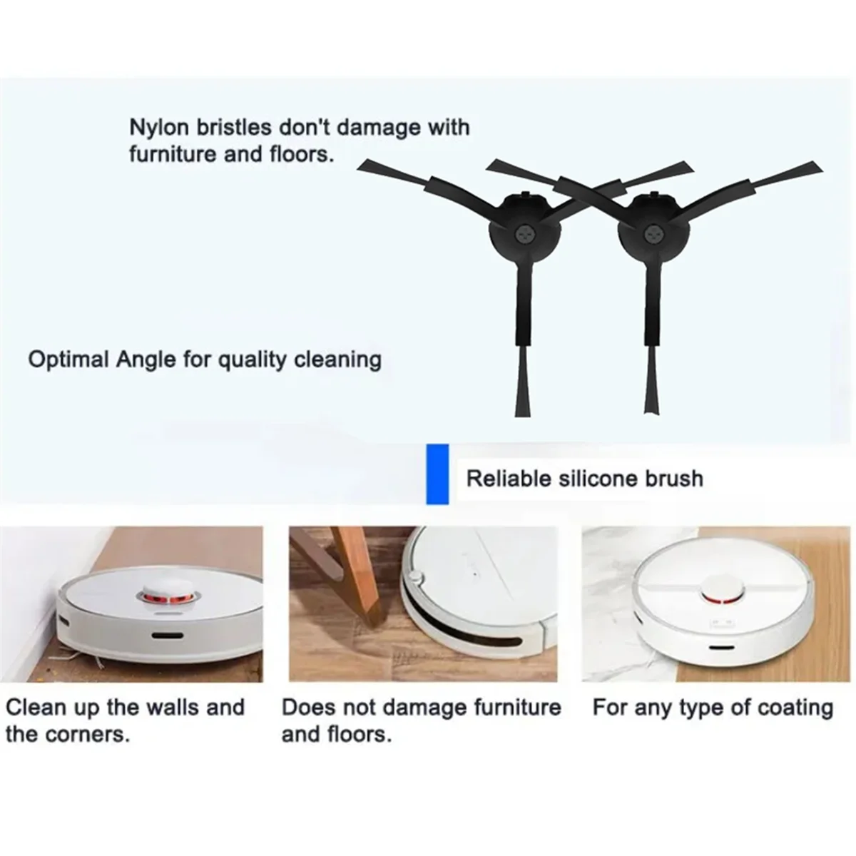 

Для Mi Robot Vacuum-Mop 2 Pro/Lite MJST1SHW MJSTL аксессуары для пылесоса фильтр ткань для швабры основная боковая щетка