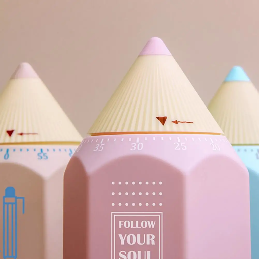 Kitchen Timer Creative Shape Precise Timing Plastic Pencil-shaped Alarm Timer Desktop Ornament for Home