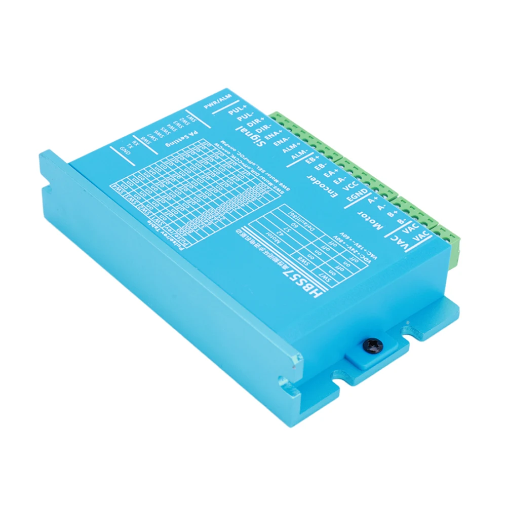 HBS57 Stepper Motor Driver Controller AC20-80V/DC24-70V Step Motor Driver Encoder 1000 Lines for Nema23/Nema24 Stepper Motor