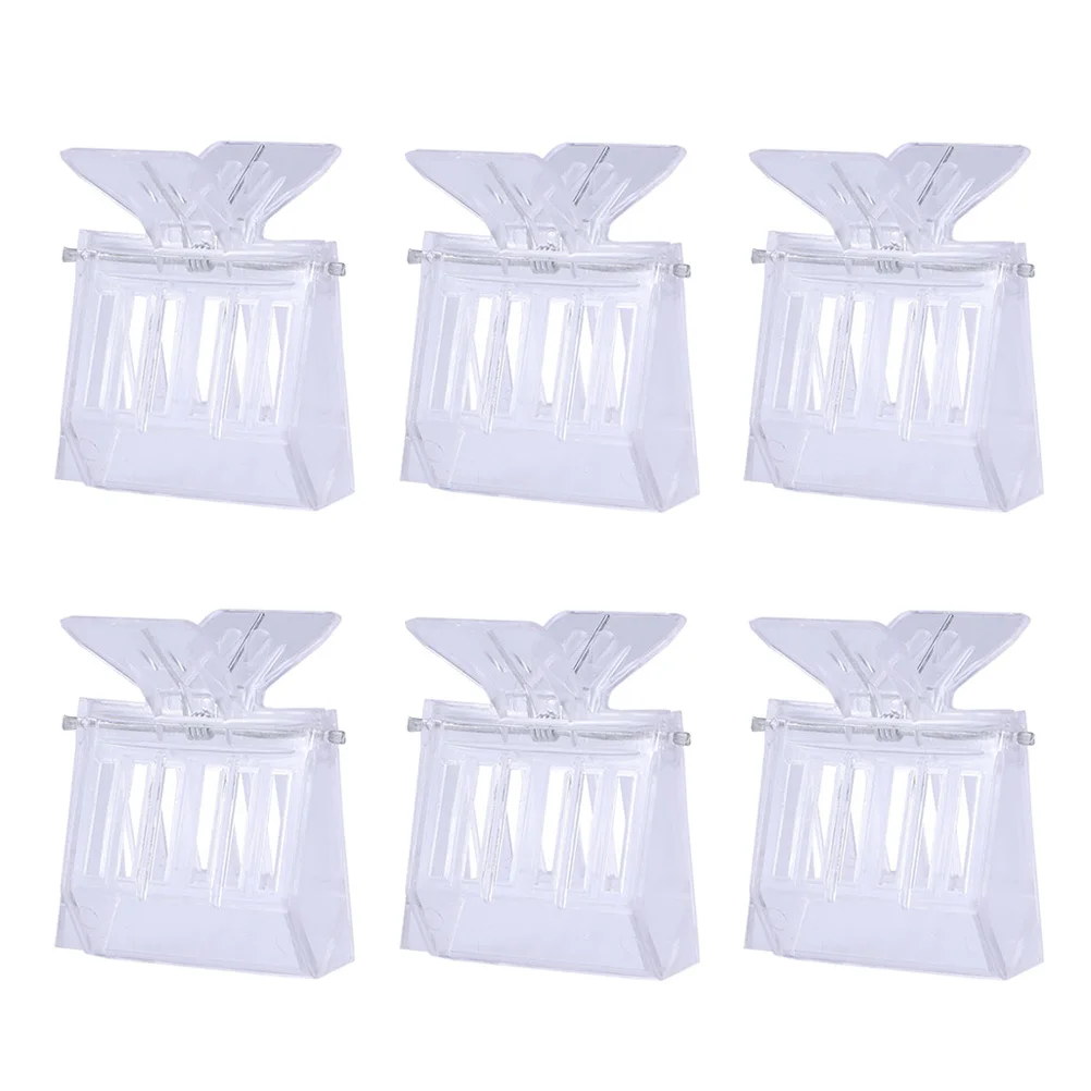

6Pcs Beekeeping Clips Set Heavy Duty Plastic Catcher Tool Smooth Burr Free Edges Ideal for Beekeeper Fast Efficient