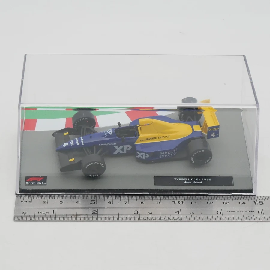 Ixo 1:43 Tyrrell 018 1989 Jean Alesi Diecast Car Model Collection Metal Toy Vehicle