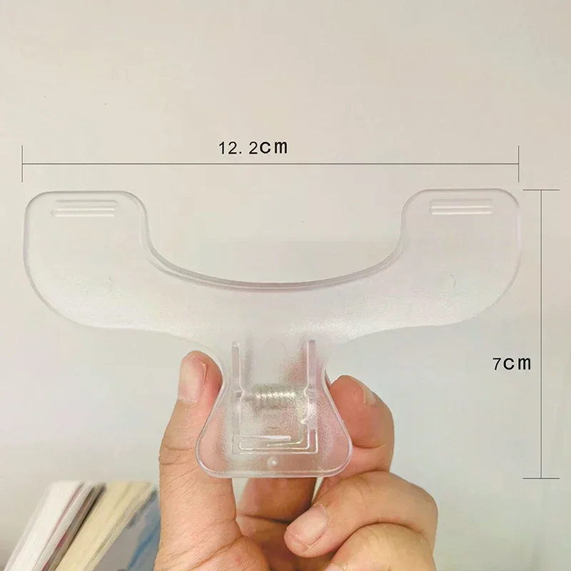 Plastic Large Book Clip Simple Reading Aid Fixed Book Holder Bookmarks Creative Design Practical Note Holder