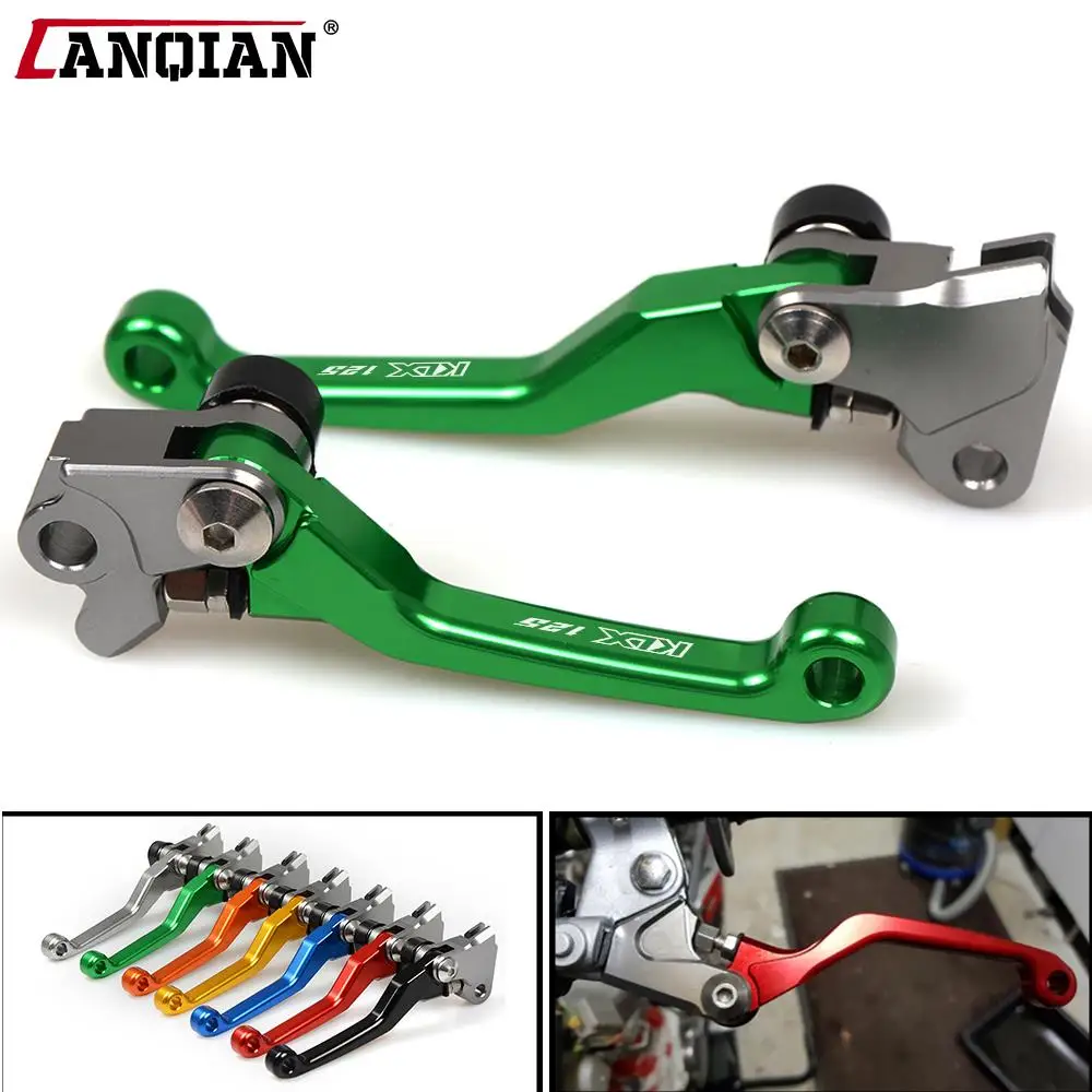 

For Kawasaki KLX 125 D-TRACKER 125 D-TRACKER125 KLX125 2010-2016 CNC Pivot Brake Clutch Levers Motorcycle Dirt Bike Motocross