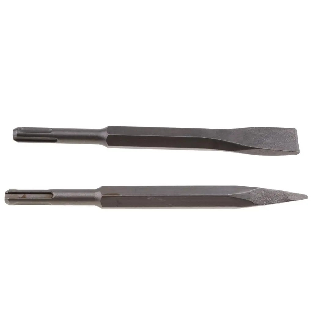 Rotary Hammer Point Chisels 14mm Diameter Steel Tools for Wall Granite and Reinforced Concrete