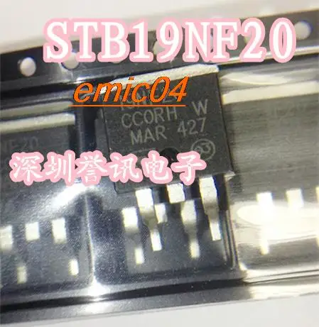 10pieces Original Stock STB19NF20 19N20 TO-263 N- 