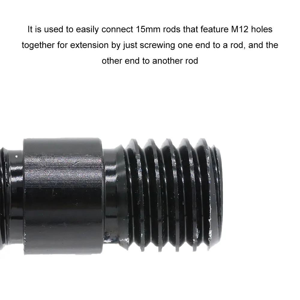 SmallRig M12 Screw Rod Extension Socket Set Screws Connector For 15mm Rod Rail System Connector