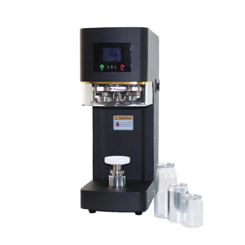 Automatic Electric Commercial Can Sealing Machine Soda Can Sealing Machine With Cup Holder Bubble Tea Shop Can Sealer Machine