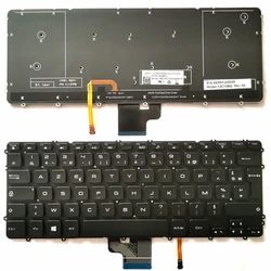 Französisch hintergrund beleuchtete tastatur azerty für dell präzision m3800 p31f xps15 xps 15-512 15 9530 9530b 0 whyh8 whyh8 03 h5cj 3 h5cj fr be