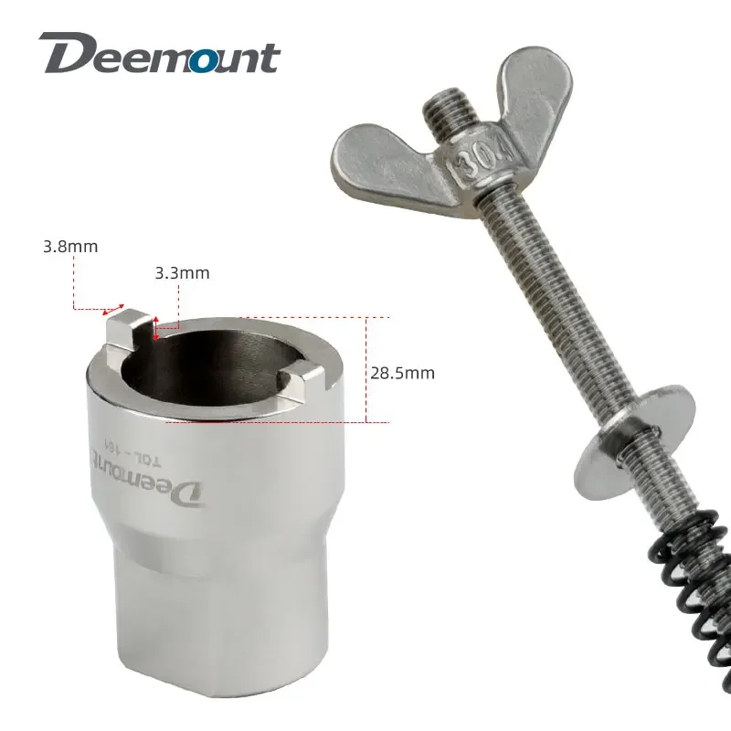 Deemount TOL-161 ferramenta de bicicleta para revisão da base da torre do cubo instalar volante flor tambor serviço reparação 4mm slot universal