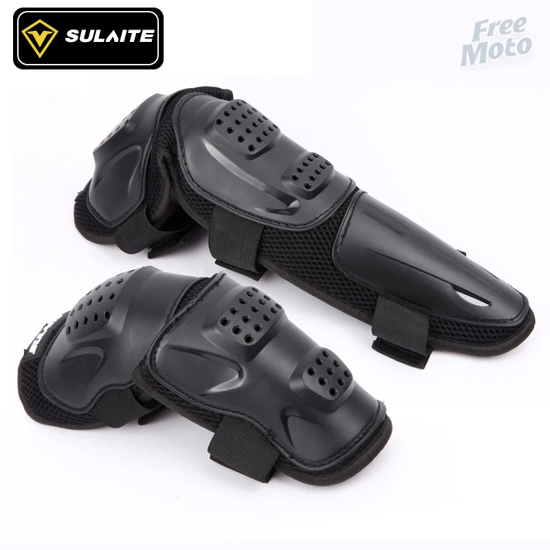 SULAITE Motorcycle Knee Pads and Elbow Pads Riding Protective Gears Outdoor Sports Motocross Equipment Moto Knee Guard