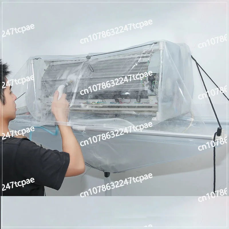 

Air Conditioner Cleaning Tool Air Conditioner Cover Wall Mounted Air Conditioning Cleaning Cover Dust Washing Tool