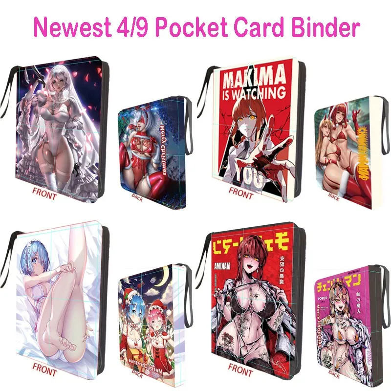 

Newest 4/9 Pocket Card Binder Goddess Story Collection Card Book Beautiful Waifu Album Toy Kawaii Cartoon For Hobbies Gift