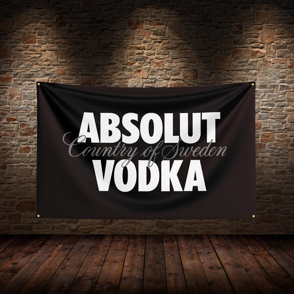 3x5 Ft A-Absoluts  Flag Polyester Printed Beer Wine Flags for Room Garage Decor