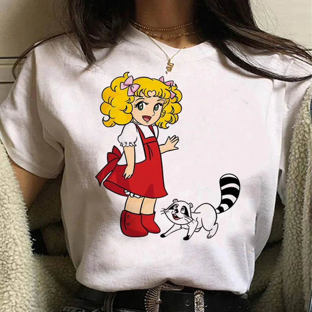 Candy Candy T-Shirts for Women, Designer, Comic T-shirts for Girl, 2000s Clothing