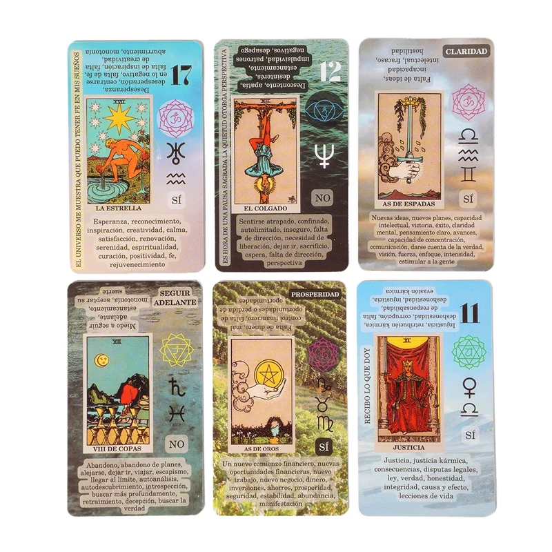 Cartas de Tarot para niños, cubo de basura en español, inglés, juego de reunión familiar para adultos, cartas de juego, juguetes de cartas Prophecy,