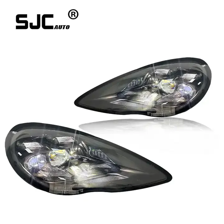 SJC High Quality For Porsche 970 Headlights 2010-2013 Upgrade LED Front Fog Headlamp for panamera 970  without change bumper