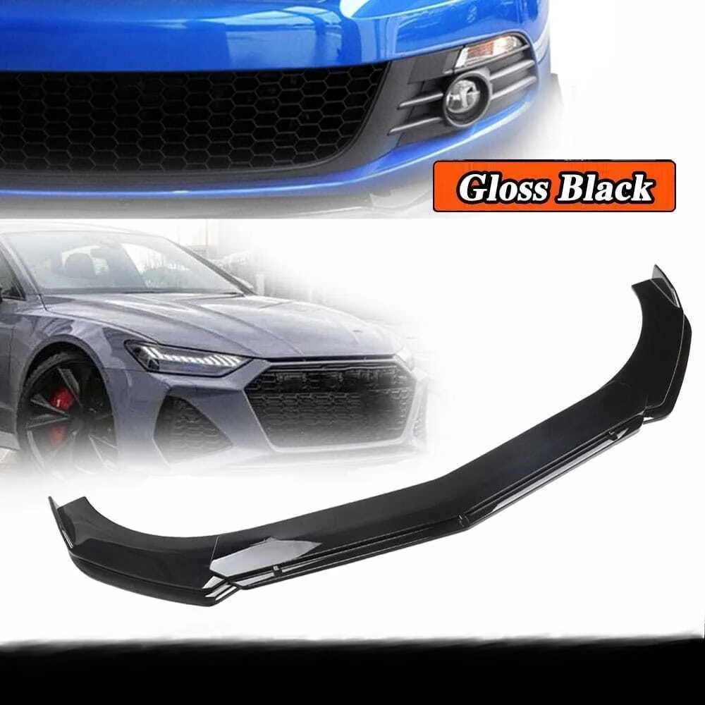 

ABS GLOSSY BLACK FRONT LOWER BODY LIP SPLITTER KITS COVER For Acura MDX SUV United States