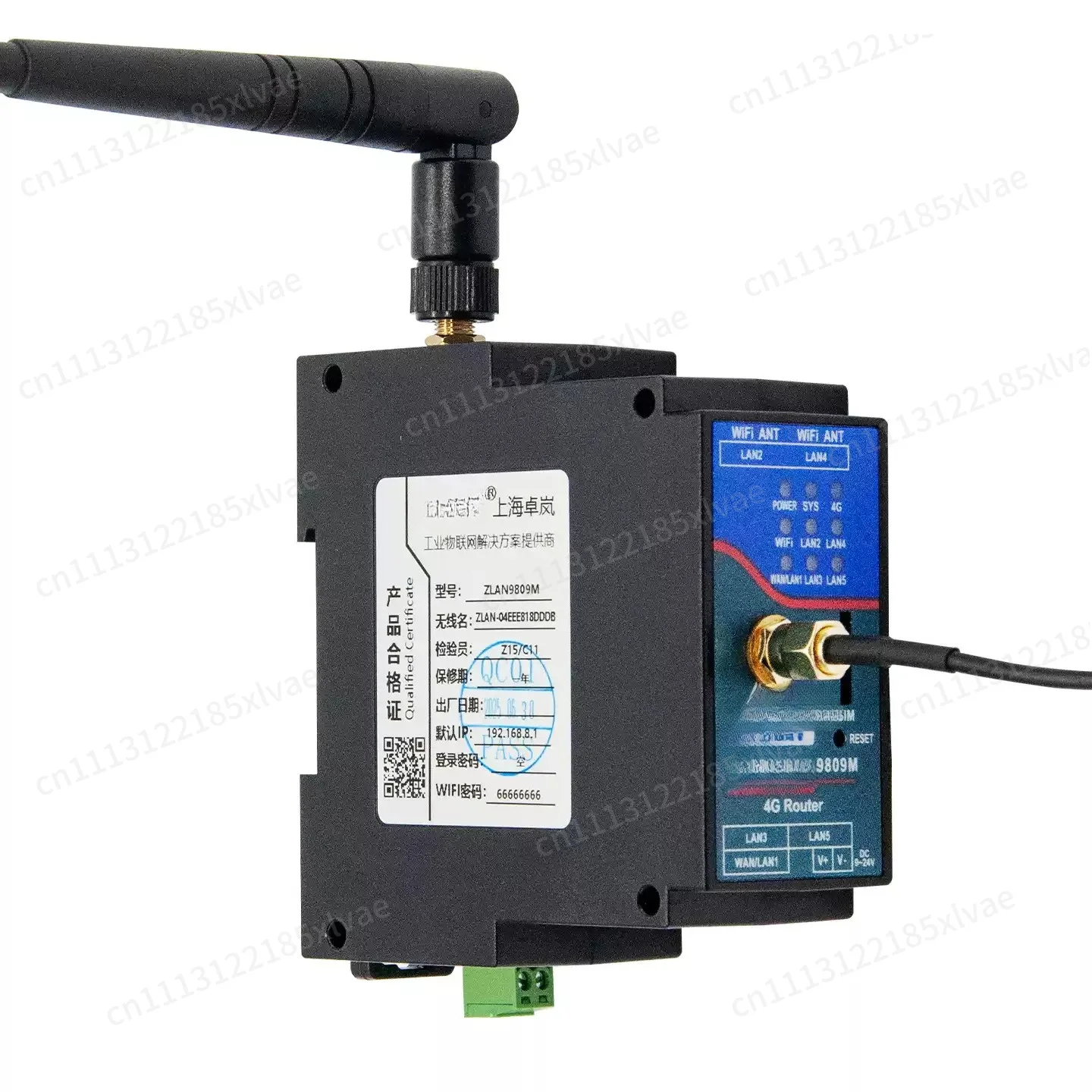 9809M DIN Rail Mount 4G LTE WiFi Modem Industrial Wireless Router For Outdoor IoT Remote Data Transmission