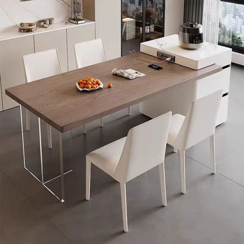 سجل الرياح، الخشب الصلب، الجزيرة، طاولة الطعام، متكاملة، منزلية #5