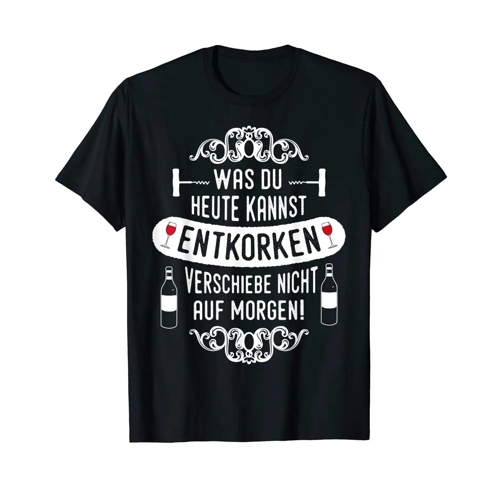 Wine Cork Saying Funny Festival  T Shirt vintage Washed Slightly designer clothes Soft Comfortable Stylish Casual Stretched