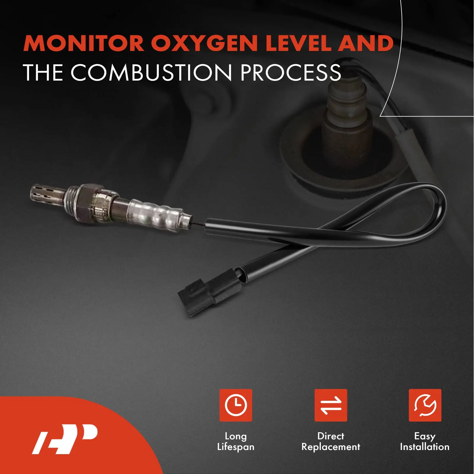 A-Premium O2 Oxygen Sensor with 2-Blades for Arctic Cat 4 Stroke 2003