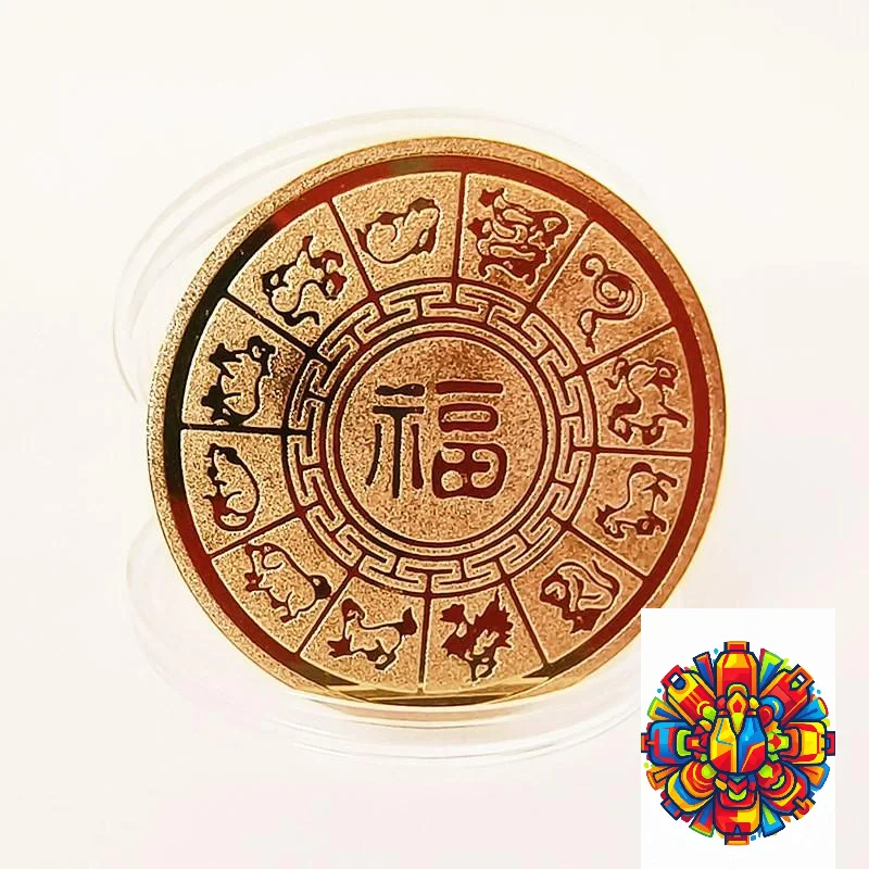 Zodiac Goat 2027 Collectible Coins Year Of The Goat Souvenir Ideal For New Year Cheers