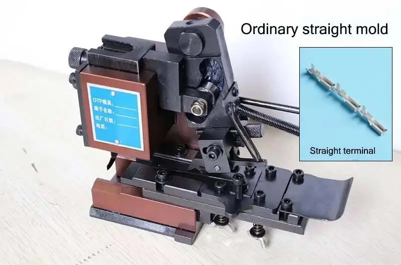 OTP  side feeding terminal crimping mold/mould with blades crimping applicator for super mute terminal crimping machine