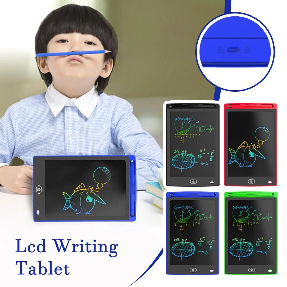 

​​8.5 Inch Creative LCD Writing Pad For Doodle Draw Study Books Early Childhood Education Graffiti Drawing Board Easy Erase L1D6