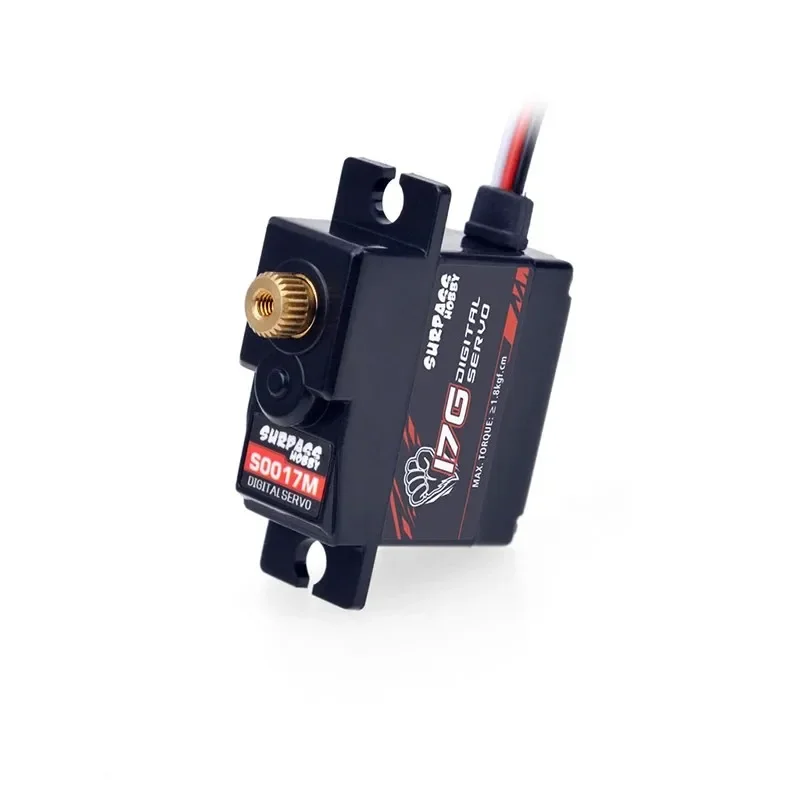 3PCS di Alta Qualità SURPASS Hobby S0017M 17g Metal Gear 1.8KG Servo Digitale per RC Aereo Robot 1/18 1/16 Camion Auto Barca